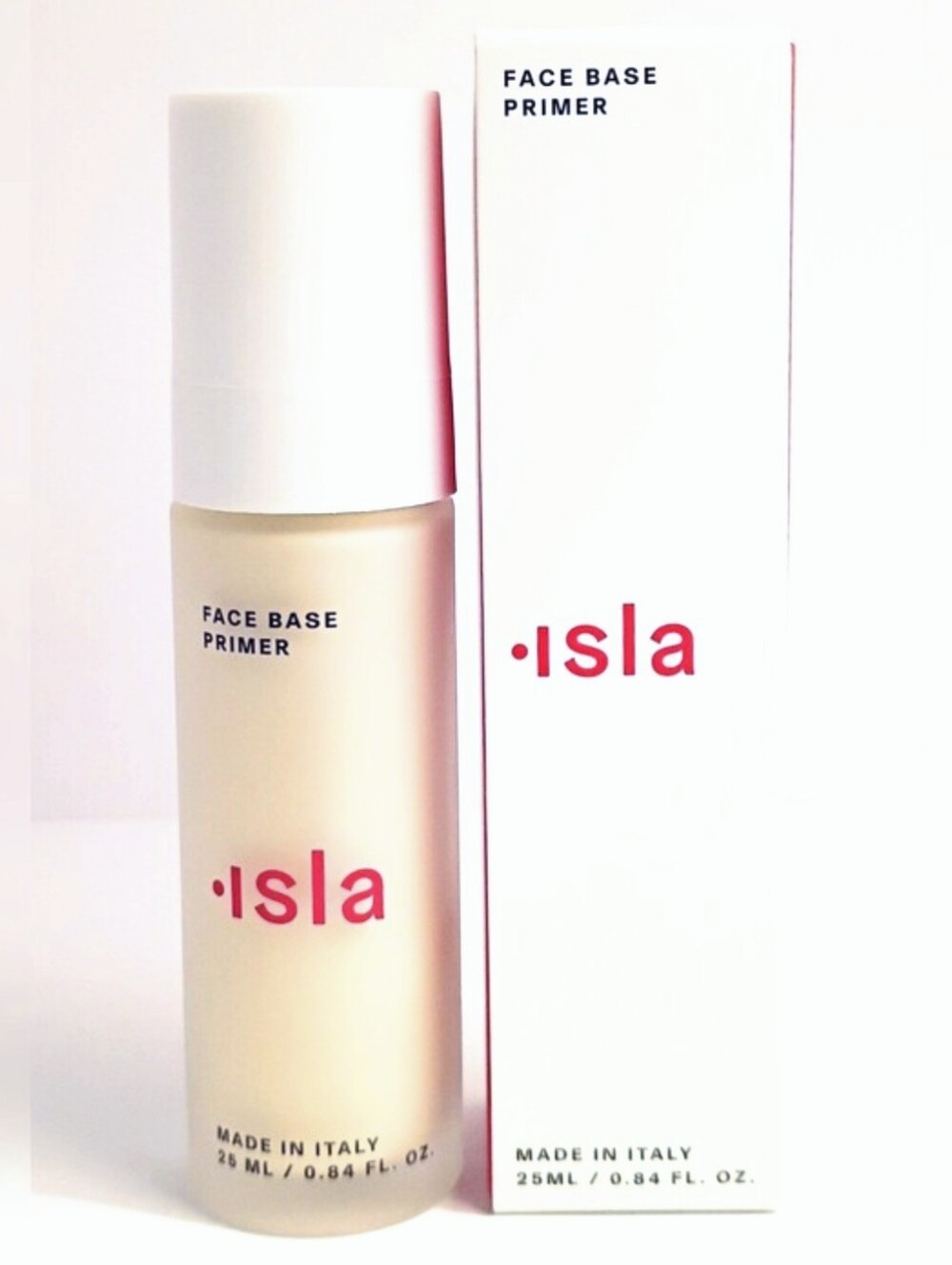 NEW Isla Face Base Primer 25mL Silicone-Free Hydrating Makeup Primer Discontinue
